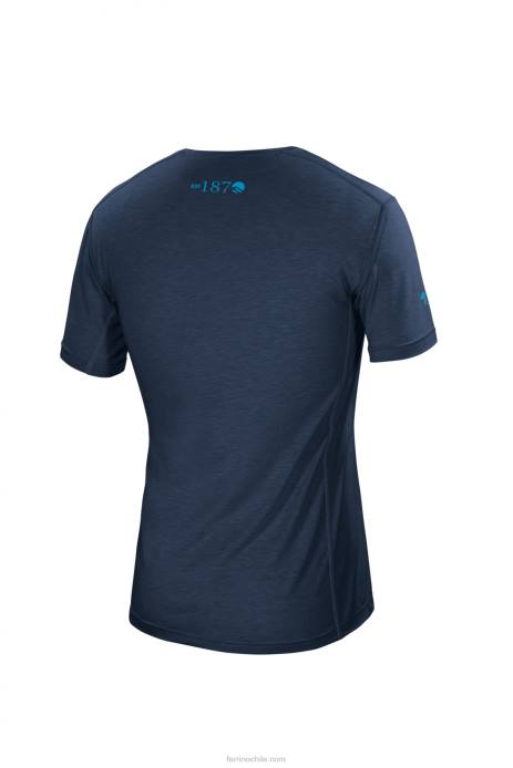 hombres Ferrino coruel camiseta hombre azul oscuro N804171 - Image 2