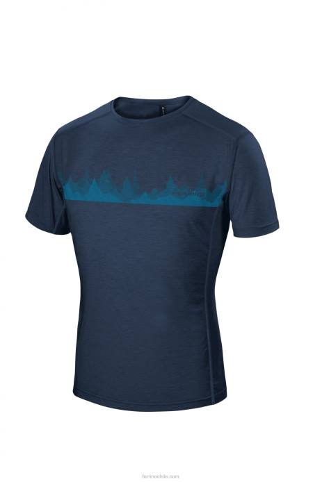 hombres Ferrino coruel camiseta hombre azul oscuro N804171 - Image 1