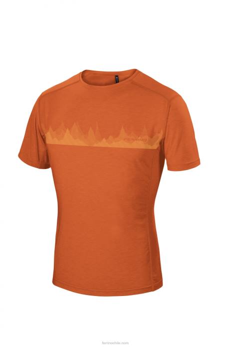 hombres Ferrino coruel camiseta hombre cálida naranja N804173 - Image 1