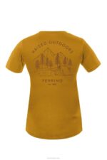 mujer Ferrino camiseta retro mujer mostaza N804334 - Image 2