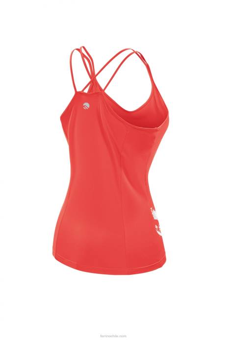 mujer Ferrino kenai camiseta sin mangas mujer rojo coral N804330 - Image 2