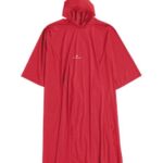 mujer Ferrino poncho ferrino rojo N804240