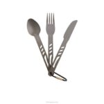 unisexo Ferrino juego de cubiertos de aluminio N804658