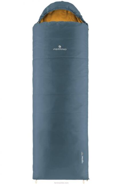 unisexo Ferrino saco de dormir lightech shingle sq zip right azul N804378